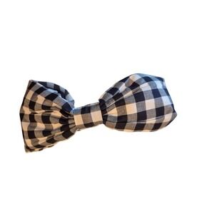 Janie and Jack Girls Bow Headband Checkered Plaid
